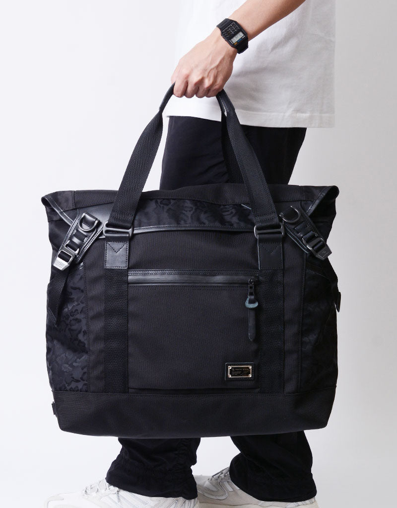 30th Anniversary Series "Black Crazy" Tote Messenger Bag No.01742-30TH