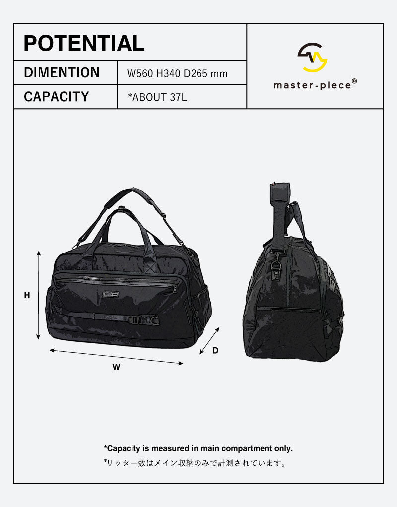 Potential 2WAY Boston bag No.01759-V3