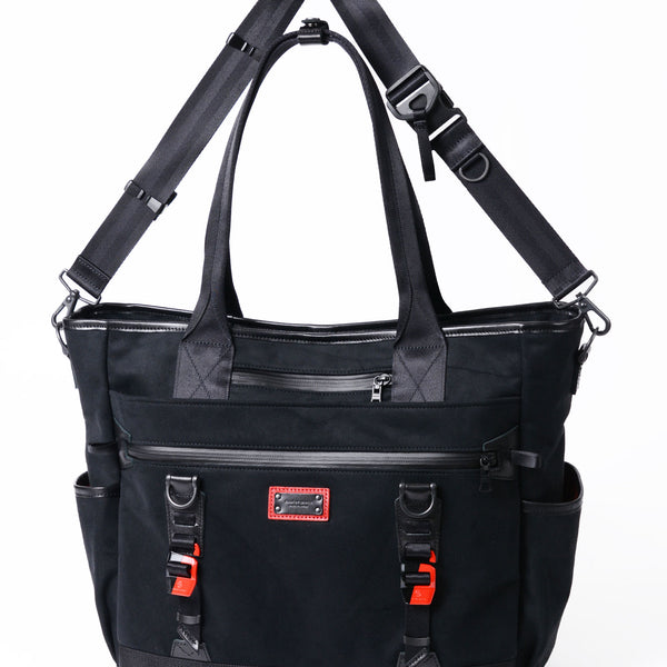 極美品 入手困難！マスターピース トートバッグ 3way 大容量 黒 ナイロン 01763-TGR-01-