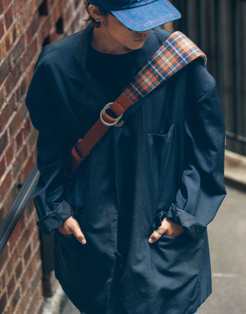 バッグ mackey Ark Check Shoulder Bag L No.224060-c ｜master-piece