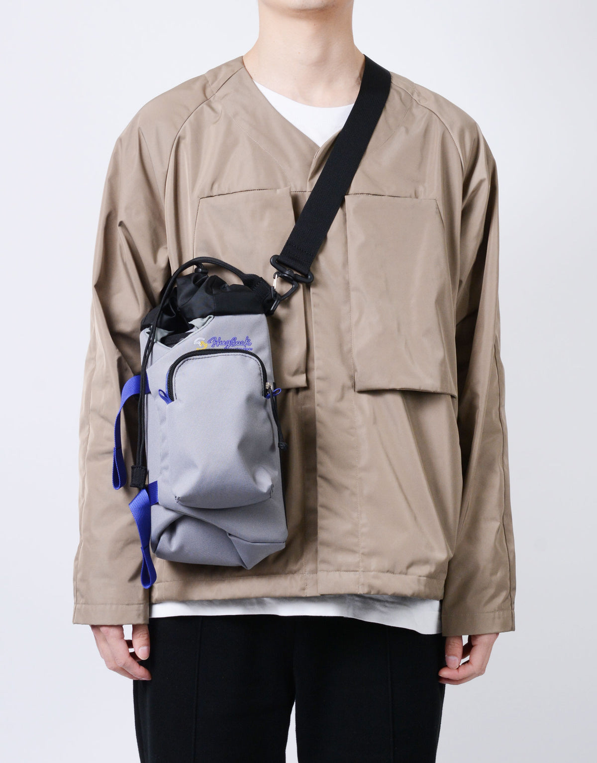 Hugsack ドローストリングショルダーバッグ M No.03233 ｜master-piece