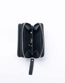 Sand Round Zipper Card Case No.04283