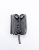 Sand Round Zipper Card Case No.04283