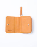 Sand Round Zipper Card Case No.04283