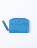 Sand Round Zipper Card Case No.04283