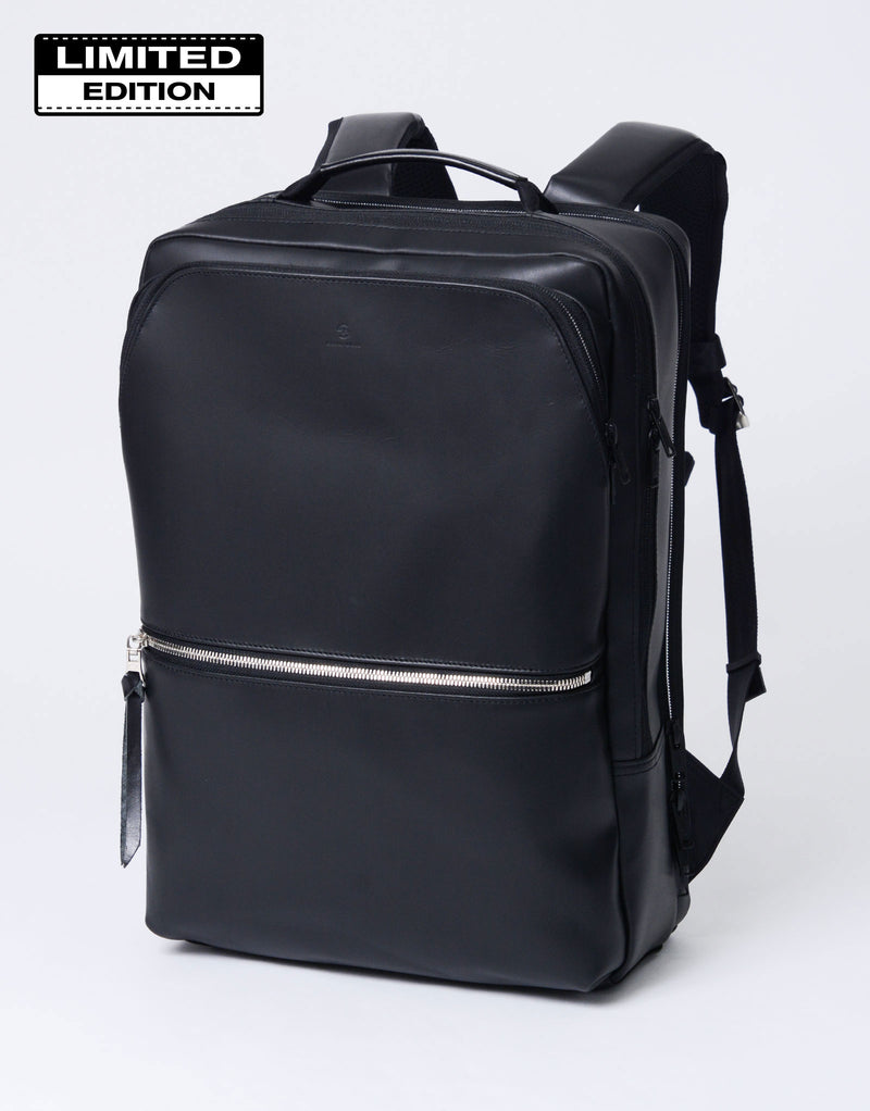 masterpiece　レザー ボディバッグ 黒 Various Leather バックパック L No.24211-L4 ｜master-piece