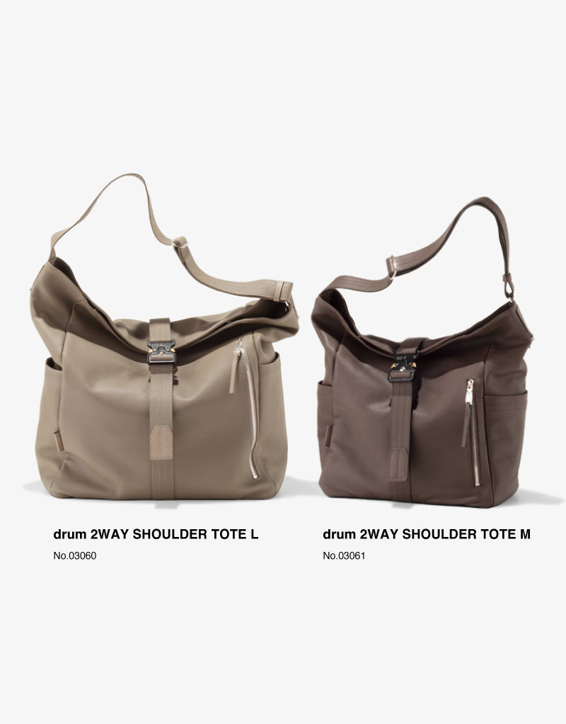 drum 2WAY shoulder tote No.03060
