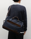 密度-Herrinbone涂层-3Way公文包No.01377-HC