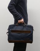 密度-Herrinbone涂层-3Way公文包No.01377-HC