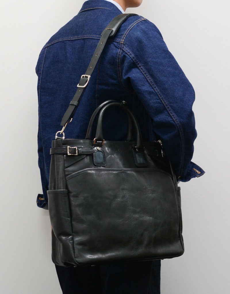 Aging Leather 2WAY Tote No.01851-MS