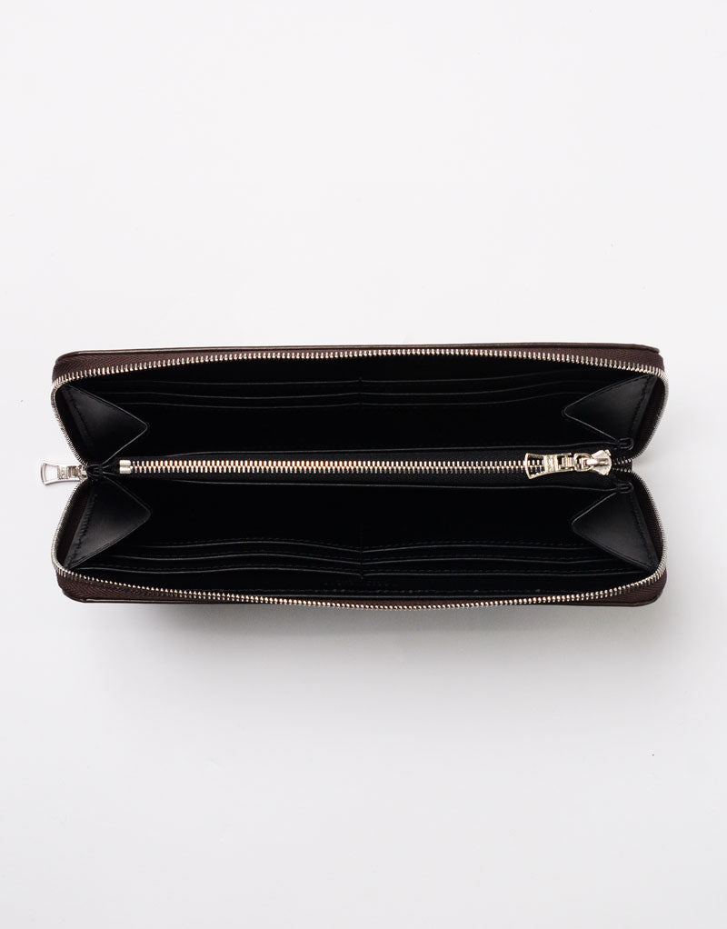 folder round zipper wallet No.02742