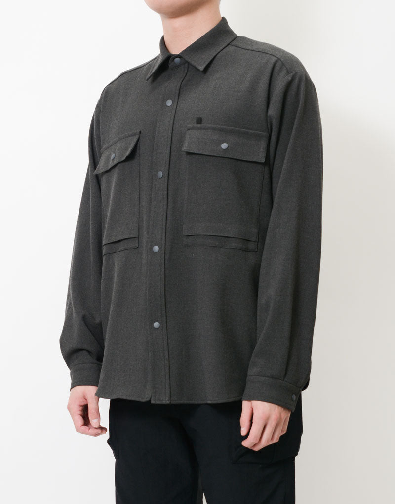 WOOL POCKET SHIRT No.203010MS