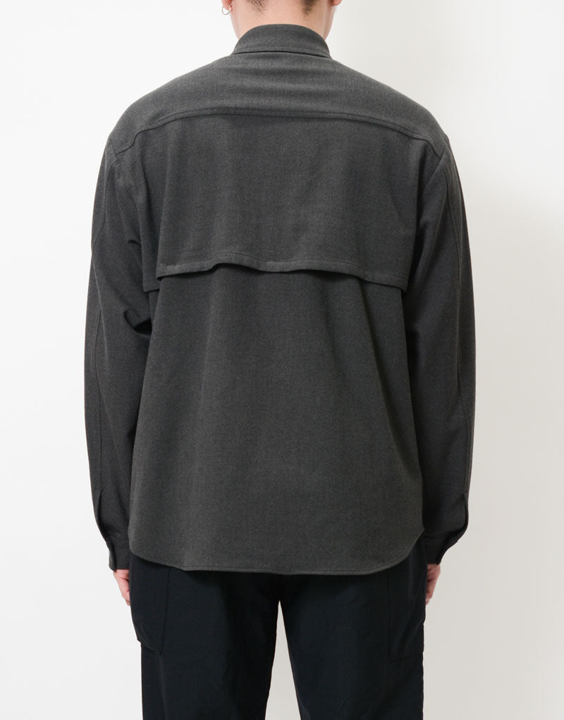 WOOL POCKET SHIRT No.203010MS