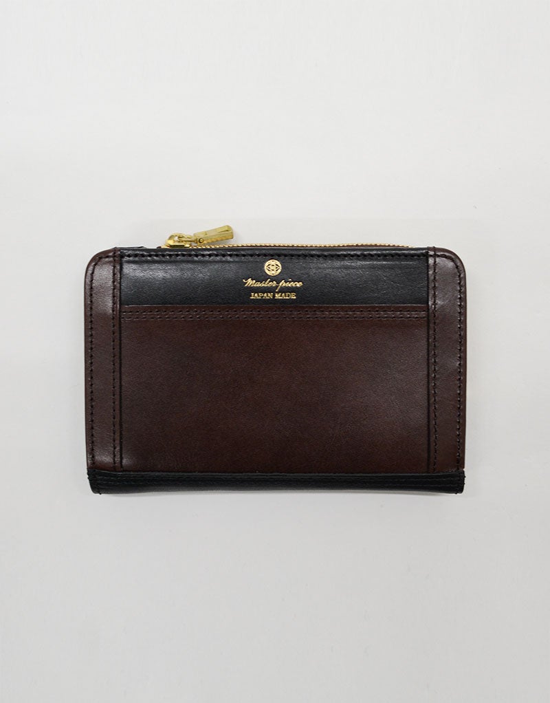 FLAT bi-fold zipper wallet No.223800