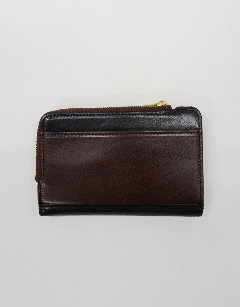 FLAT bi-fold zipper wallet No.223800