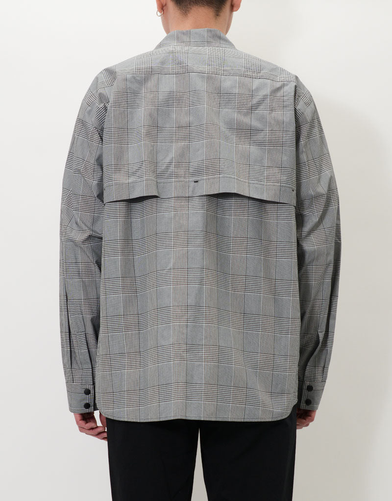 PKS. L/S 按扣格纹衬衫 No.828008MS